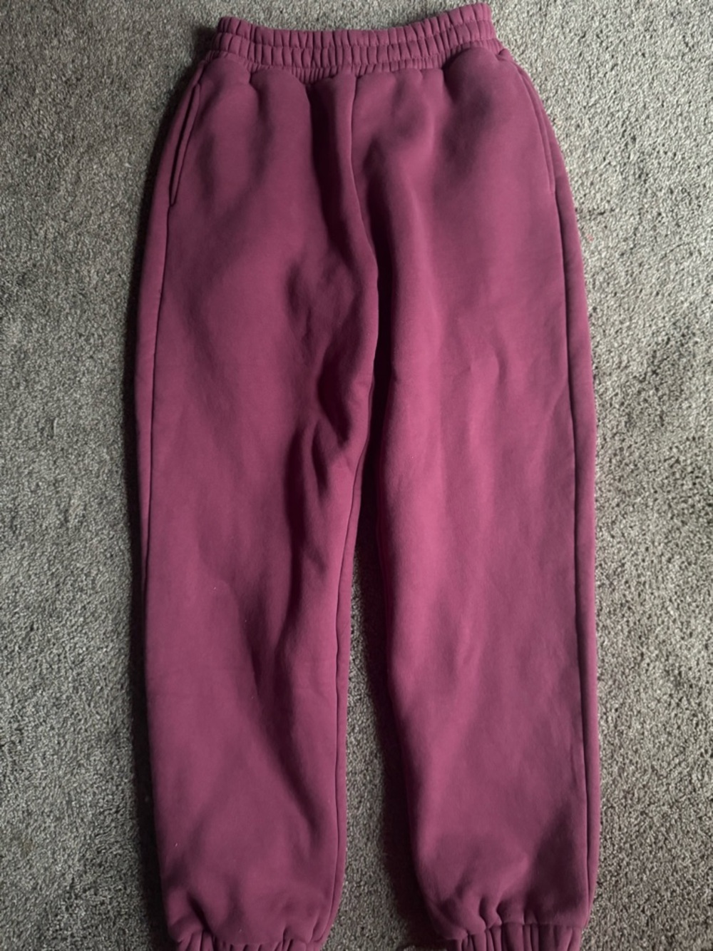 Comfrt Joggers- Berry Plum Small